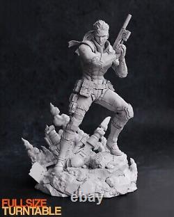 Solid Snake Metal Gear Solid Garage Kit Figure Collectible Statue Handmade