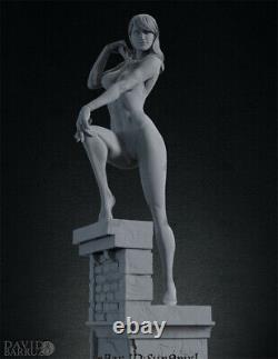 Spider Gwen Unpainted Resin Kits Model GK Figurine Statue 3D Print 1/6 35cm New