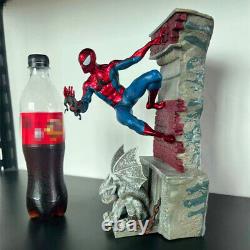 Spiderman 3 Peter Parker X Venom Tobey Maguire 28cm Scene Model Statue Figurine