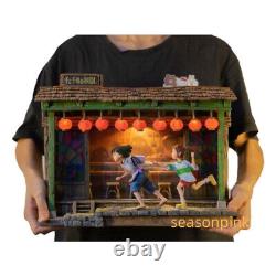 Spirited Away House Scene Gallery Murals LED Light Figure Resin Statue Collectio