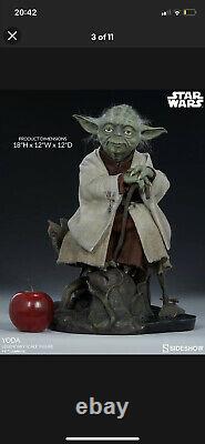 Star Wars Yoda Legendary Statue By Sideshow Collectibles. Rare Limited Edition