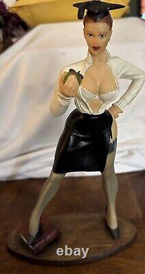 Super Sexy Office Teacher Scholar Resin Figure with Stockings 11 New No Box