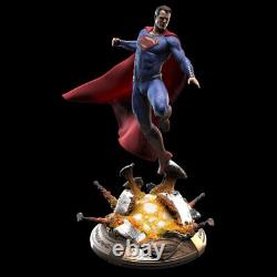 Superman Garage Kit Figure Collectible Statue Handmade Gift Painted