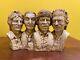 THE ROLLING STONES BUST Resin Figure Statue Sculpture Jagger Richards Wood Watts