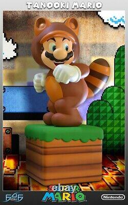 Tanooki Super Mario Exclusive Statue 267/750 First4Figures Nintendo NEW SEALED