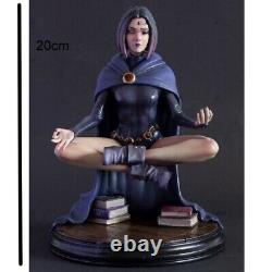 Teen Titans Meditating Raven Action Figure Unpainted Statue Model Kit 3D Print