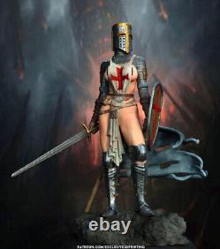 Templar Woman, 200mm Resin Model Kit Painted 3d Printed GK Statue Figure