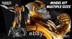 Thanos 3D Printed Resin Statue Model Kit 4 Sizes Available 2 Head Options