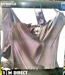 The 100th Batman black & White statue Todd Mcfarlane Dc Sideshow 2° Edition Rare