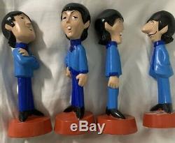 The Beatles original resin statues figures set of four TV Cartoon characters