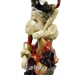 The Female Jester Statue Sculpture Cold Cast Resin Figure 26,5 cm