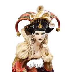 The Female Jester Statue Sculpture Cold Cast Resin Figure 26,5 cm