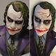 The Joker Heath Ledger Bust Statue 11'' Model Painted Figure Resin Display