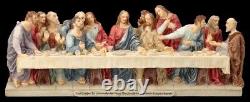 The Last Supper Figure Painted Mythology Veronese Decor Statue Religion