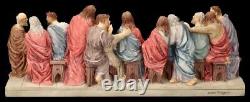 The Last Supper Figure Painted Mythology Veronese Decor Statue Religion