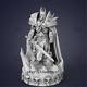 The Lich King Unpainted Resin Kits Model GK Statue 3D Print 38cm New