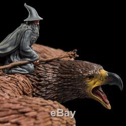 The Lord Of The Rings Gandalf on Gwaihir Polystone Statue Original Action Figure