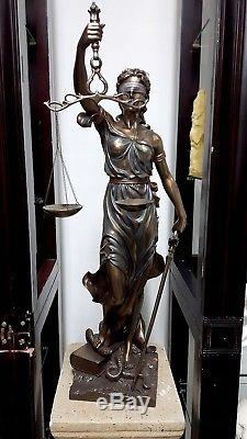 Themis Temida Lady of Justice Scales Veronese Figure Art Lawyer Gift 6 3/4" 17cm 