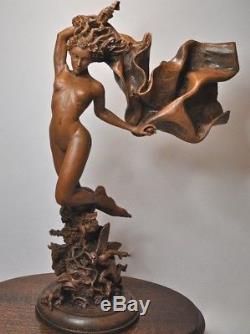 Titania Sculpture Nude Statue Figure Figurine Resin Artwork Carved Collectible