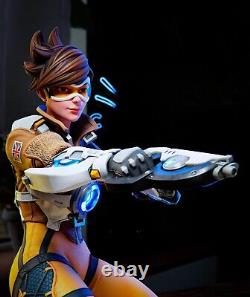 Tracer Overwatch Game Gift Garage Kit Figure Collectible Statue Handmade
