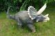 Triceratop 2 Garden Statue Resin Medium Size Dinosaur Figure