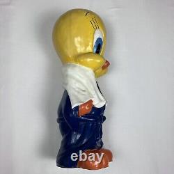 Tweety Pie Bird Resin Character Statue Figure 50cms In Dressing Gown Ultra Rare