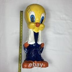 Tweety Pie Bird Resin Character Statue Figure 50cms In Dressing Gown Ultra Rare