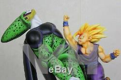 VKH Dragon Ball SSJ2 Super Saiyan Gohan vs Perfect Cell Resin Statue Figure MRC