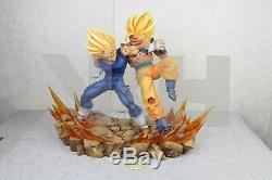 VKH Majin Vegeta Vs SSJ2 Son Goku Resin Statue Dragon Ball Figure DBZ Buu Gohan