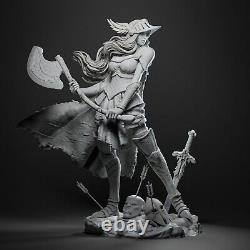 Valkyrie Statue (Unpainted, Unassembled) 8K 3D Printed Resin 10cm to 40cm