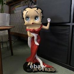 Vintage And Rare Retro Betty Boop Statue Figure Resin/Fibreglass 50cm