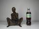 Vintage Brutalist Bronzed Resin Sitting Female Haunting Sculpture. Signed R. B