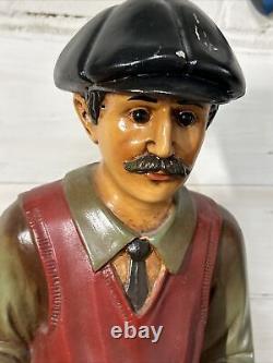 Vintage Gentlemen Golfer 27 Resin Golf Statue Figure Home Business Decor RARE