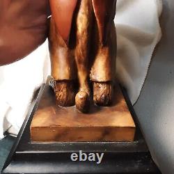 Vintage Monkey Butler Candelabra Resin 13 Candlestick Holder Figure Statue RARE