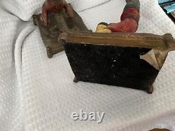 Vintage Pair Of Oriental Japanese Resin Sculpture Figurines candlesticks
