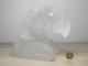 Vintage STEVE YEATES Brutalist Nude Sculpture Statue. Vandalised Glass & Resin
