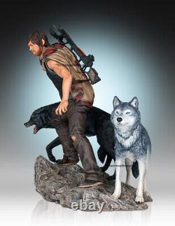 WALKING DEAD TV Daryl & the Wolves 1/8 Resin Statue Gentle Giant