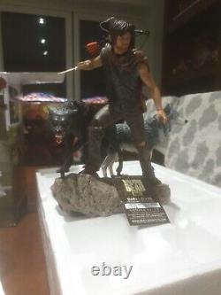 WALKING DEAD TV Daryl & the Wolves 1/8 Resin Statue Gentle Giant