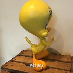 Warner Bros Large Tweety Pie Pointing Finger Resin Statue Figure