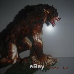 Werewolf Wolfman statue Fenris Fenrir Lycan Figure Wolfen OVER 12 RARE