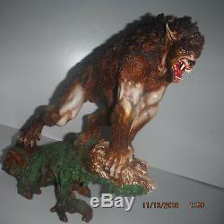 Werewolf Wolfman statue Fenris Fenrir Lycan Figure Wolfen OVER 12 RARE
