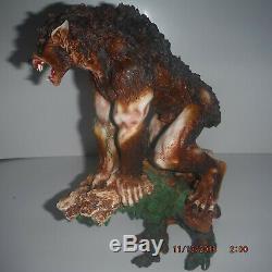 Werewolf Wolfman statue Fenris Fenrir Lycan Figure Wolfen OVER 12 RARE