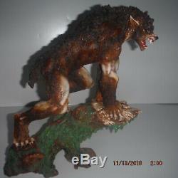 Werewolf Wolfman statue Fenris Fenrir Lycan Figure Wolfen OVER 12 RARE