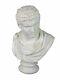 White Caracalla Marcus Aurelius Vintage Roman Statue Bust Ornament Figurine New