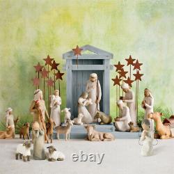 Willow Tree Nativity Figures Set Statue Hand Painted Decor Christmas Gift UK