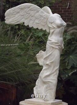 Winged Statue Sculpture Nike Victory Greek Italian Paris Louvre Garden Home 1 m