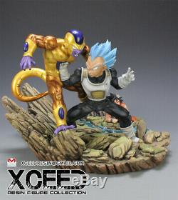 Xceed Super Saiyan Blue SSGSS Vegeta vs Golden Frieza Resin Statue Figure MRC