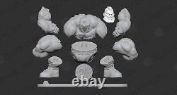 Zangief Street Fighter Statue Figure Resin printed DIY model kit